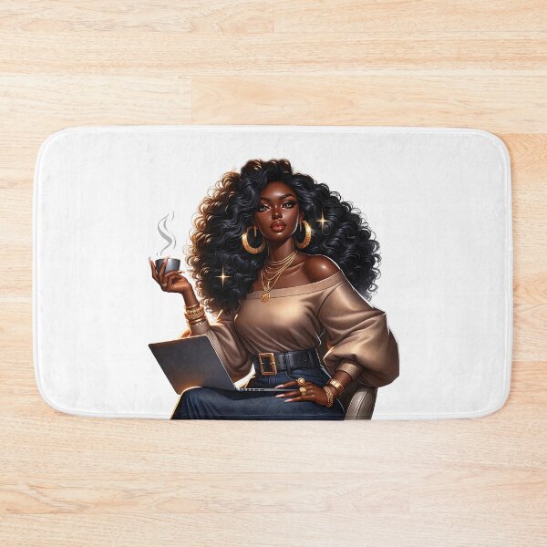 Item preview, Afro Glam Queen – Luxury Black Girl Magic designed and sold by Lulunza.