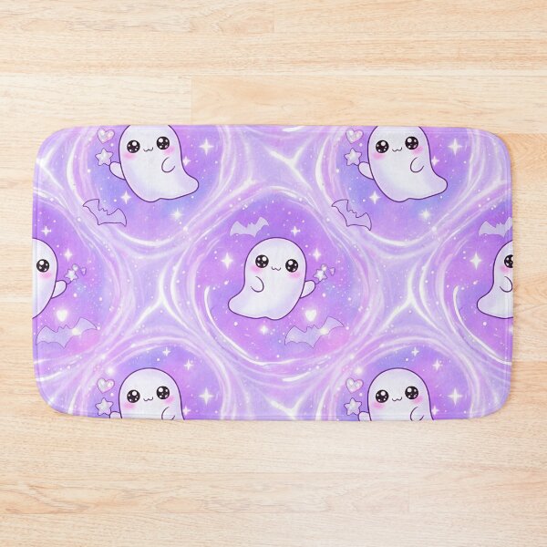 Item preview, Kawaii Purple Ghost Pattern designed and sold by EsenciaZen.