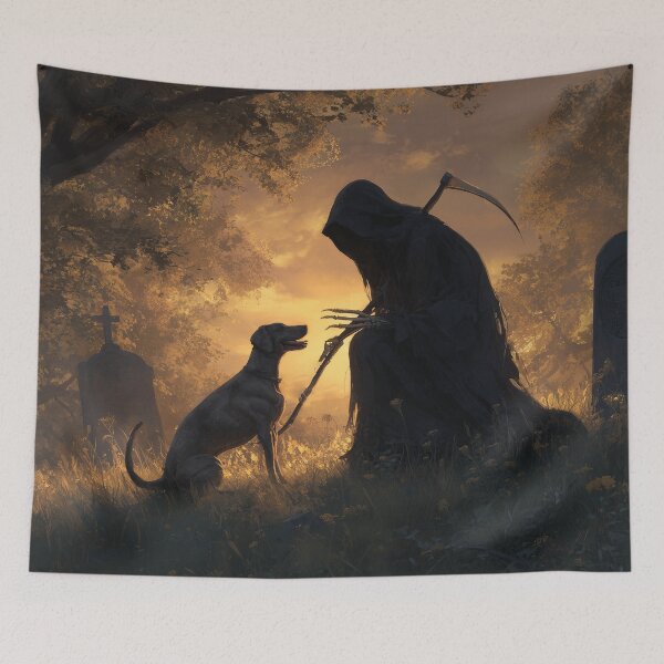 Item preview, Grim and His Dog designed and sold by ArgentoArt.