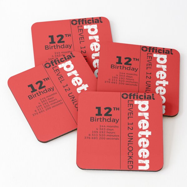 Item preview, 12th Birthday - Official Preteen Level 12 Unlocked Funny Gift designed and sold by NH2019.