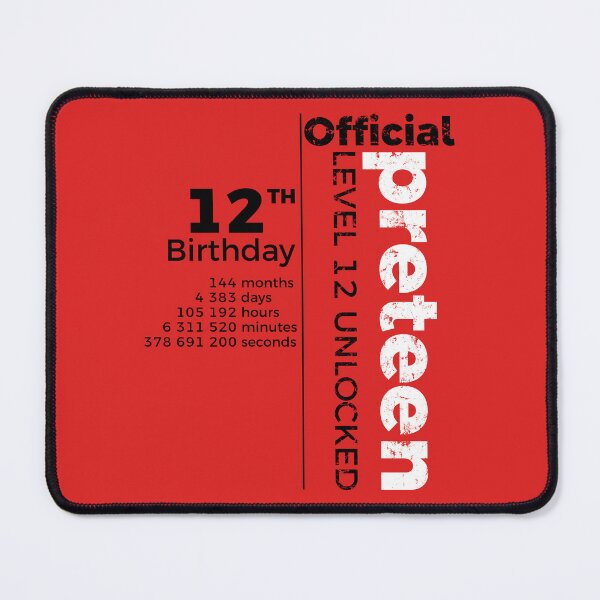 Item preview, 12th Birthday - Official Preteen Level 12 Unlocked Funny Gift designed and sold by NH2019.