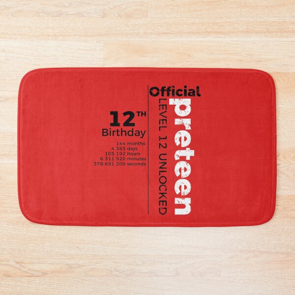 Item preview, 12th Birthday - Official Preteen Level 12 Unlocked Funny Gift designed and sold by NH2019.