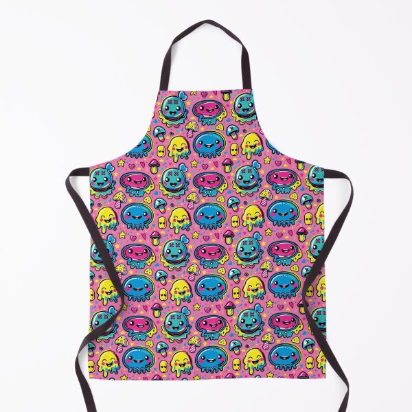 Item preview, Kawaii Kidcore Blobs over Pink designed and sold by Oni Figments.