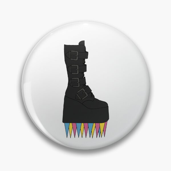 Artikelvorschau, Stiefel mit Pan-Spikes entworfen und verkauft von Alyse Hendrix.