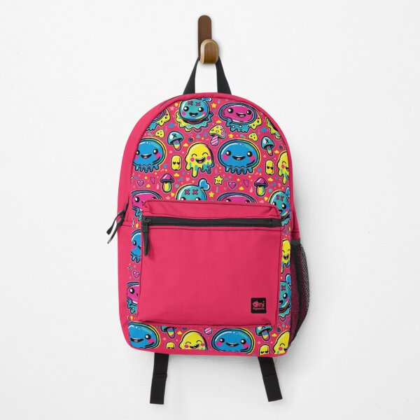 Item preview, Kawaii Kidcore Blobs over Red designed and sold by Oni Figments.