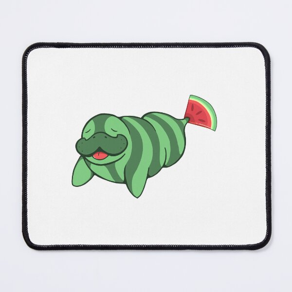 Item preview, Manamelon - Watermelon Manatee - Stickers, Buttons, and Magnets designed and sold by RAWBLEM-STORE.