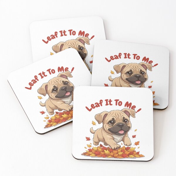 Item preview, Leaf It To Me Bullmastiff Dog Running in Fall Leaves Cute Autumn designed and sold by The Real Life Symphony.