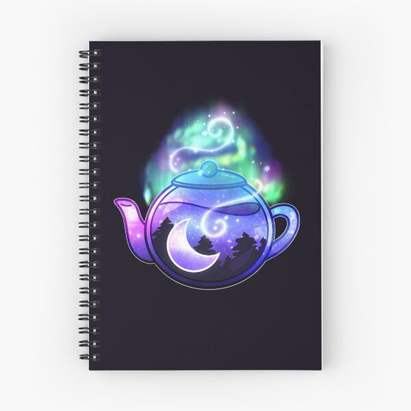 Item preview, Aurora Borealis Teapot - Dreamy Aesthetic designed and sold by heysoleilart.