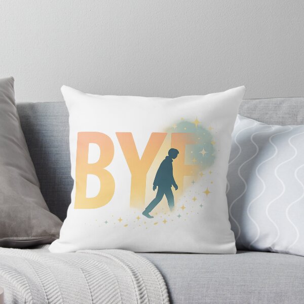 Item preview, Fade Into Bye Sticker – Aesthetic Goodbye Text with Fading Letters & Soft Glow designed and sold by LittleLoveFinds.