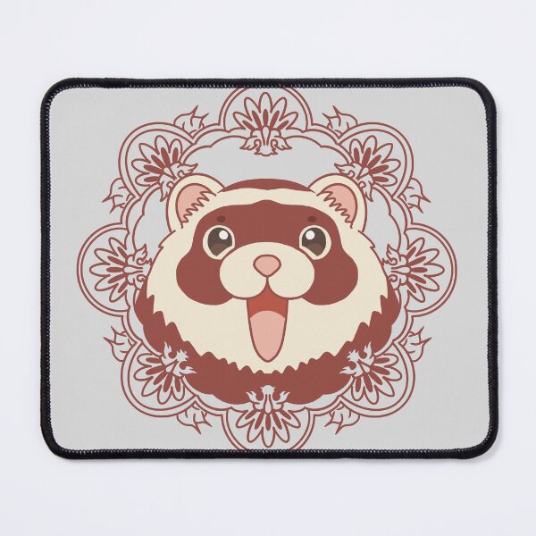 Item preview, Smiling ferret in a vintage frame designed and sold by tayaan.