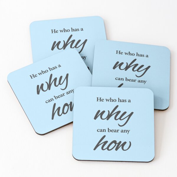 Item preview, He Who Has a Why designed and sold by pumpernickelcat.