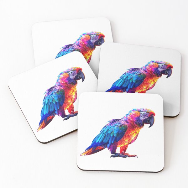Item preview, Colorful Glowing Parrot  designed and sold by GloriousArtSKD.