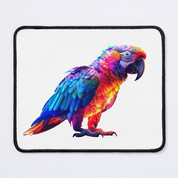 Item preview, Colorful Glowing Parrot designed and sold by GloriousArtSKD.