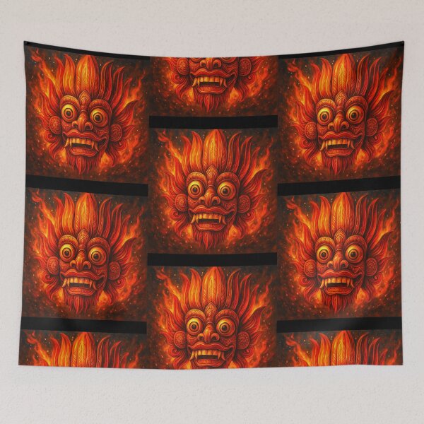 Item preview, Ceylon Luxe Collections – Gini Raksha (Fire Mask) Art designed and sold by Ceylon Luxe Collections.