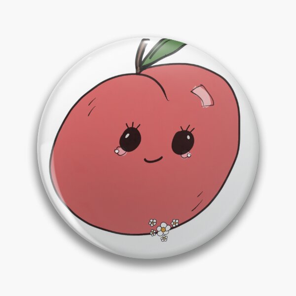 Item preview, Hand drawn Smiling Apple designed and sold by GemstoneGarden.
