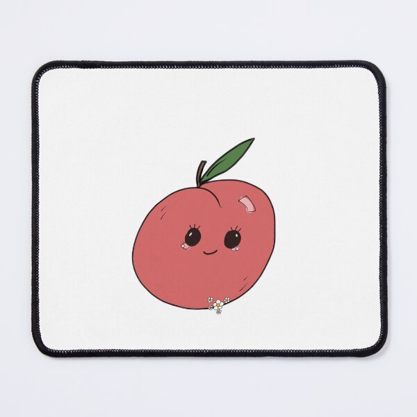Item preview, Hand drawn Smiling Apple designed and sold by GemstoneGarden.