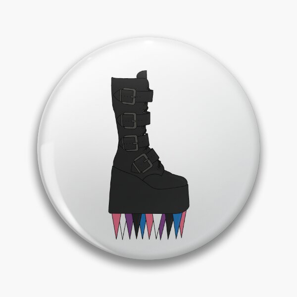 Artikelvorschau, Genderfluid Spike-Stiefel entworfen und verkauft von Alyse Hendrix.