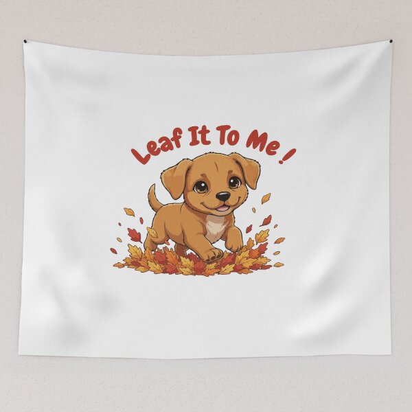 Item preview, Leaf It To Me Rhodesian Ridgeback Dog Running in Fall Leaves Cute Autumn designed and sold by The Real Life Symphony.