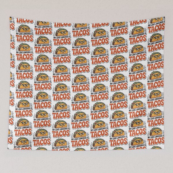 Item preview, My Love Language Is Tacos, Funny Taco Lover designed and sold by graphic-genie.