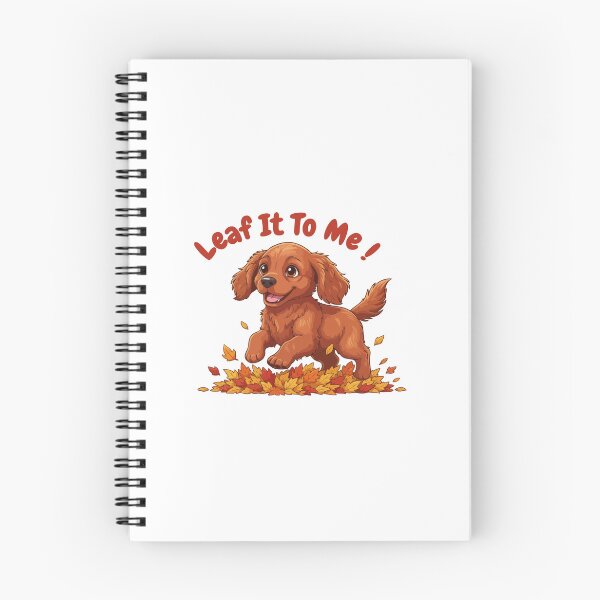 Item preview, Leaf It To Me Irish Setter Dog Running in Fall Leaves Cute Autumn designed and sold by The Real Life Symphony.