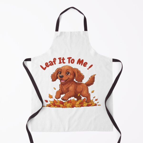 Item preview, Leaf It To Me Irish Setter Dog Running in Fall Leaves Cute Autumn designed and sold by The Real Life Symphony.