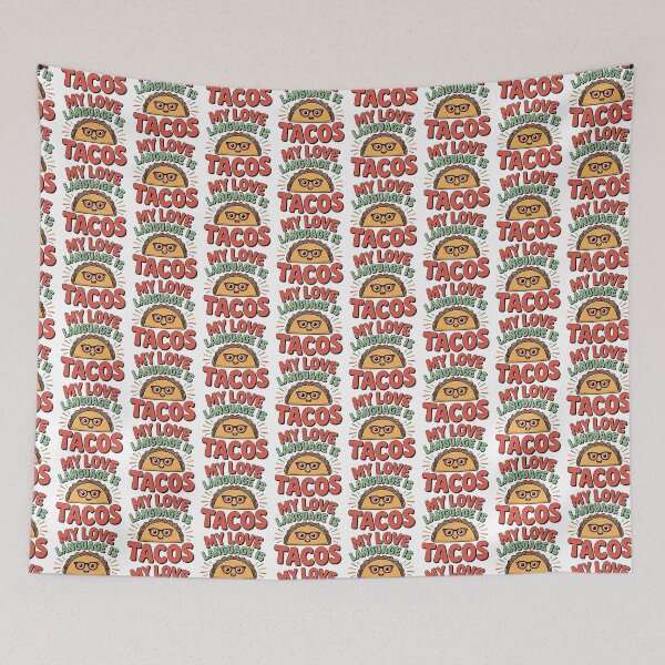 Item preview, My Love Language Is Tacos, Funny Taco Lover designed and sold by graphic-genie.