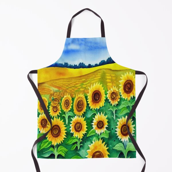 Item preview, Sunflower Field Folk Art designed and sold by nanriddle.