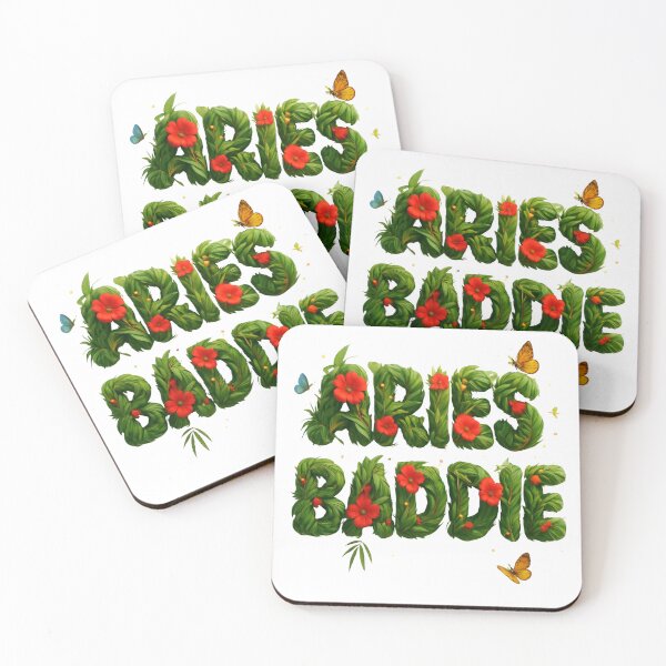Item preview, Aries Baddie – Tropical 3D Foliage Design with Fiery Free-Spirited Energy designed and sold by Embrace Tall.