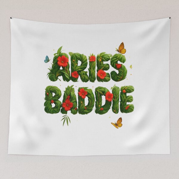 Item preview, Aries Baddie – Tropical 3D Foliage Design with Fiery Free-Spirited Energy designed and sold by Embrace Tall.