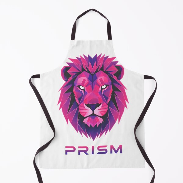 Item preview, Vibrant Geometric Lion Head T-Shirt Design | Purple & Pink Modern Art designed and sold by Kulpi6147.