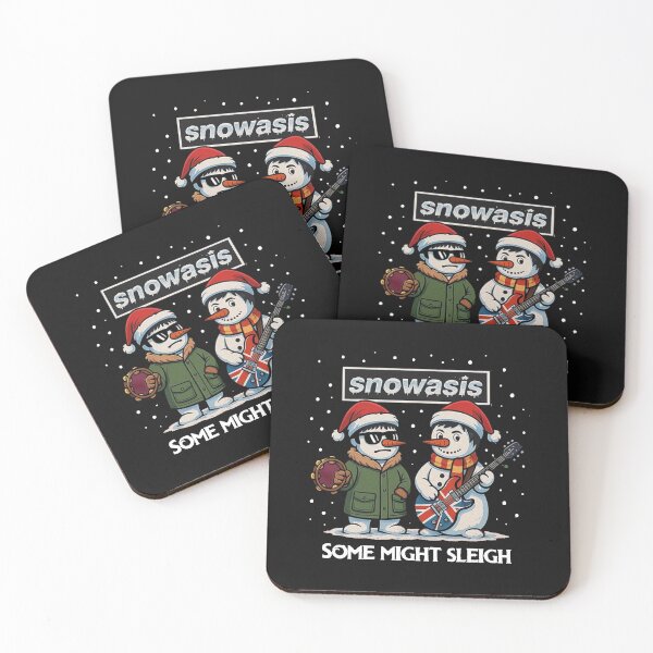 Item preview, SNOWASIS Some Might Sleigh Snowman Rock Band designed and sold by bethanyrodgers6.