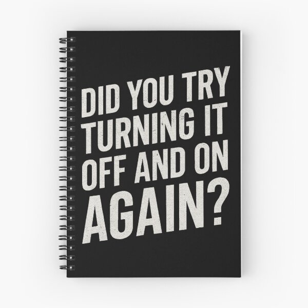 Item preview, Tech Support Humor - Did you try turning it off and on again? designed and sold by Jackson-Will.