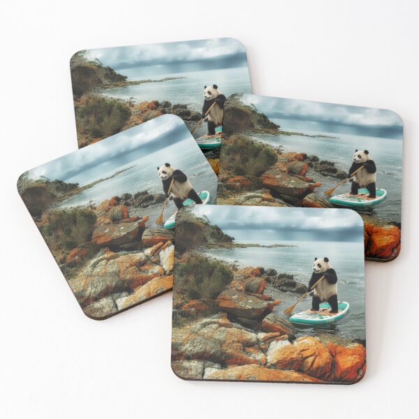 Item preview, Panda on a paddle board designed and sold by DesignsbyArmie.