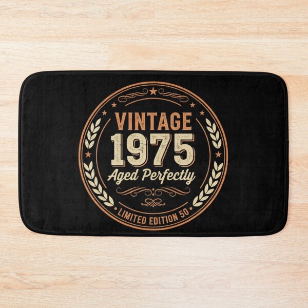 Item preview, Vintage 1975 Aged Perfectly Limited Edition | 50th Birthday Gift | Retro 70s Style Distressed Design designed and sold by svarupa.
