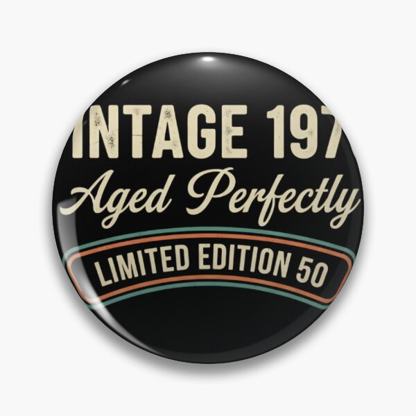 Item preview, Vintage 1975 Aged Perfectly Limited Edition | 50th Birthday Gift | Retro 70s Style Distressed Design designed and sold by svarupa.