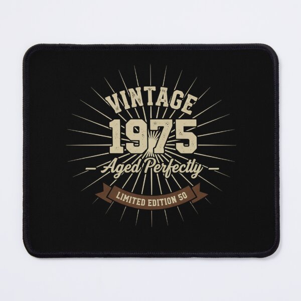 Item preview, Vintage 1975 Aged Perfectly Limited Edition | 50th Birthday Gift | Retro 70s Style Distressed Design designed and sold by svarupa.