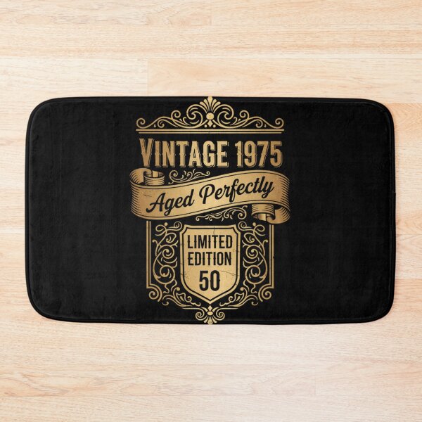 Item preview, Vintage 1975 Aged Perfectly Limited Edition | 50th Birthday Gift | Retro 70s Style Distressed Design designed and sold by svarupa.