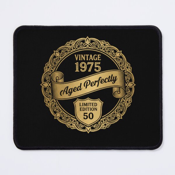 Item preview, Vintage 1975 Aged Perfectly Limited Edition | 50th Birthday Gift | Retro 70s Style Distressed Design designed and sold by svarupa.