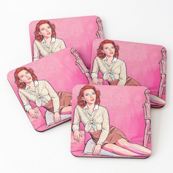 Item preview, Scarlett's Gaze - Pop Art  designed and sold by CleverCulture.