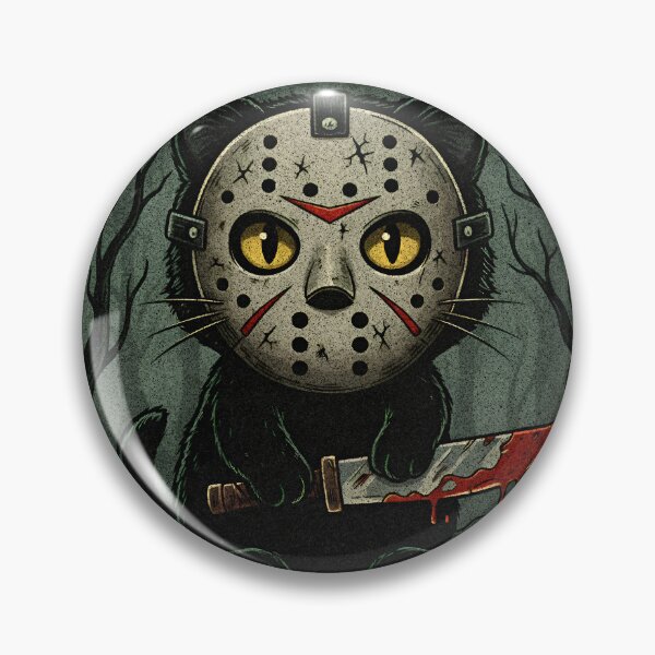 Item preview, Purr Purr Purr Hiss Hirs Hurs - Cat Halloween Horror grunge designed and sold by Imaginationbeyond.