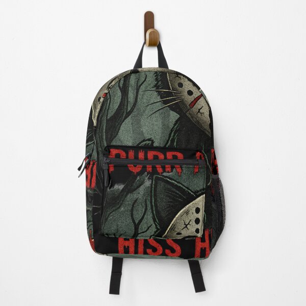 Item preview, Purr Purr Purr Hiss Hirs Hurs - Cat Halloween Horror grunge designed and sold by Imaginationbeyond.