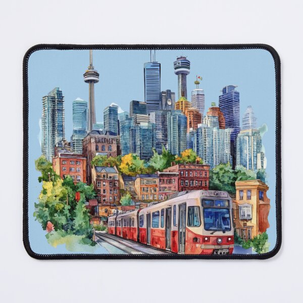 Item preview, Toronto Cityscape Colorfully designed and sold by JonnaHurmerinta.