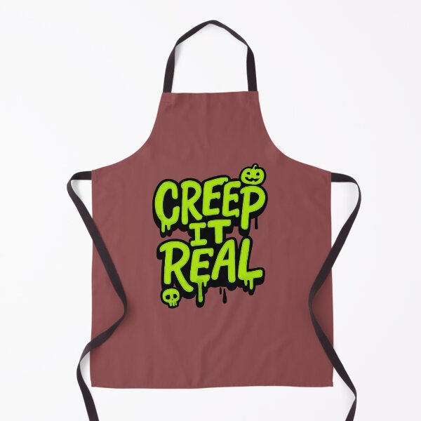 Item preview, Funny Halloween Slime Skull Design – “Creep It Real” Quote for Spooky Season Fans designed and sold by kakaworld.
