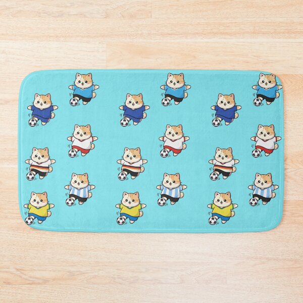 Item preview, Kawaii Goal Fever: Pack of 6 Soccer Kittens Playing National Teams | Cute Soccer Cat World Cup Design for Football Fans designed and sold by DibuHumor.