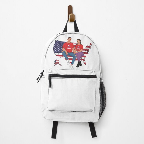 Item preview, LoveMatch American Couple – United in Love Across States designed and sold by LoveMatchShop.