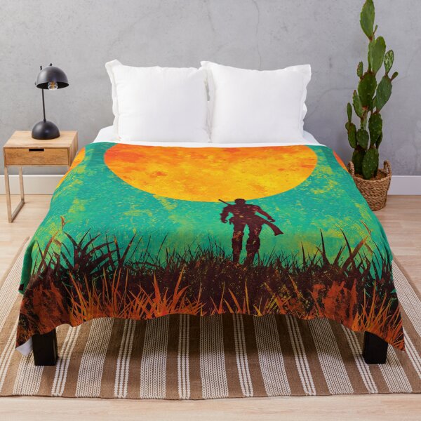 Item preview, A lone warrior on a hill under great sun. designed and sold by Piotrek0001.