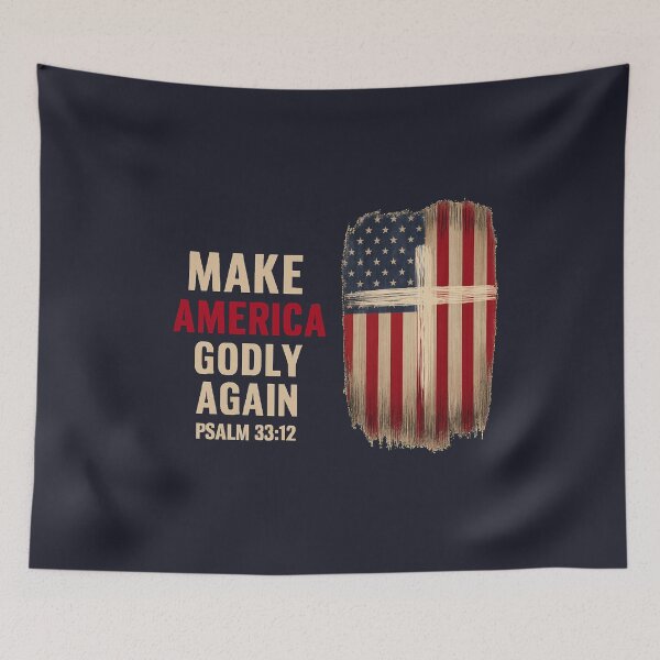 Item preview, Make America Godly Again Patriotic Design designed and sold by CoffeeNJesus.