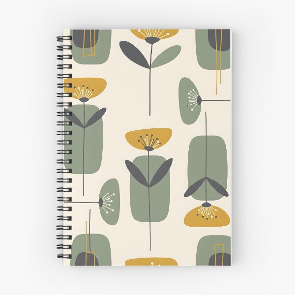 Item preview, Mid Century Flowers | Retro Abstract Flower Design designed and sold by ShabanMerch.