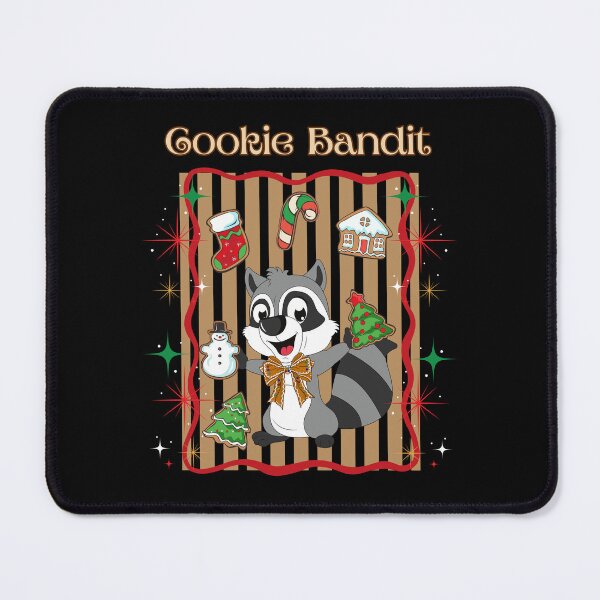 Item preview, Cookie Bandit Racoon Christmas Official Cookie Tester Family Baking designed and sold by Forevermore.