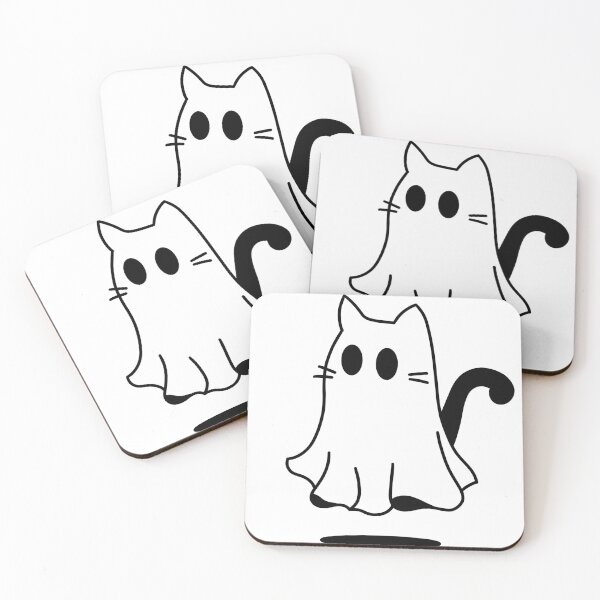 Item preview, Ghost cat designed and sold by SilverOne3.